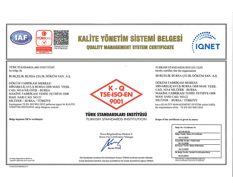 ISO 9001:2015 Quality Management System